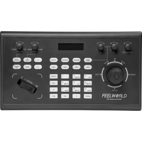 Feelworld KBC10 | Kontroler kamer PTZ, VISCA, VISCA over IP, Pelco-D, Pelco-P, ONVIF