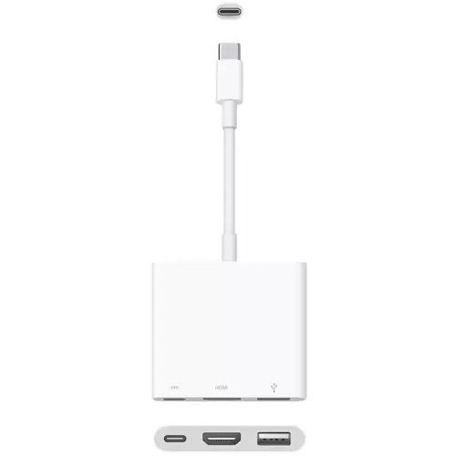 Adapter Apple A1621 USB-C na HDMI, USB 3.0, USB-C