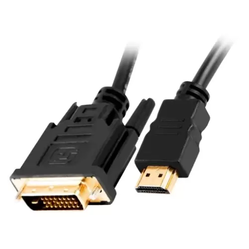 Adapter HDMI (M) - DVI-D (Ż)  0,5m
